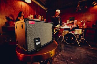 Positive Grid Spark Live is a 4-channel all-in-one PA and guitar amp