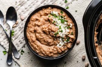Slow Cooker Refried Beans – The Stay At Home...