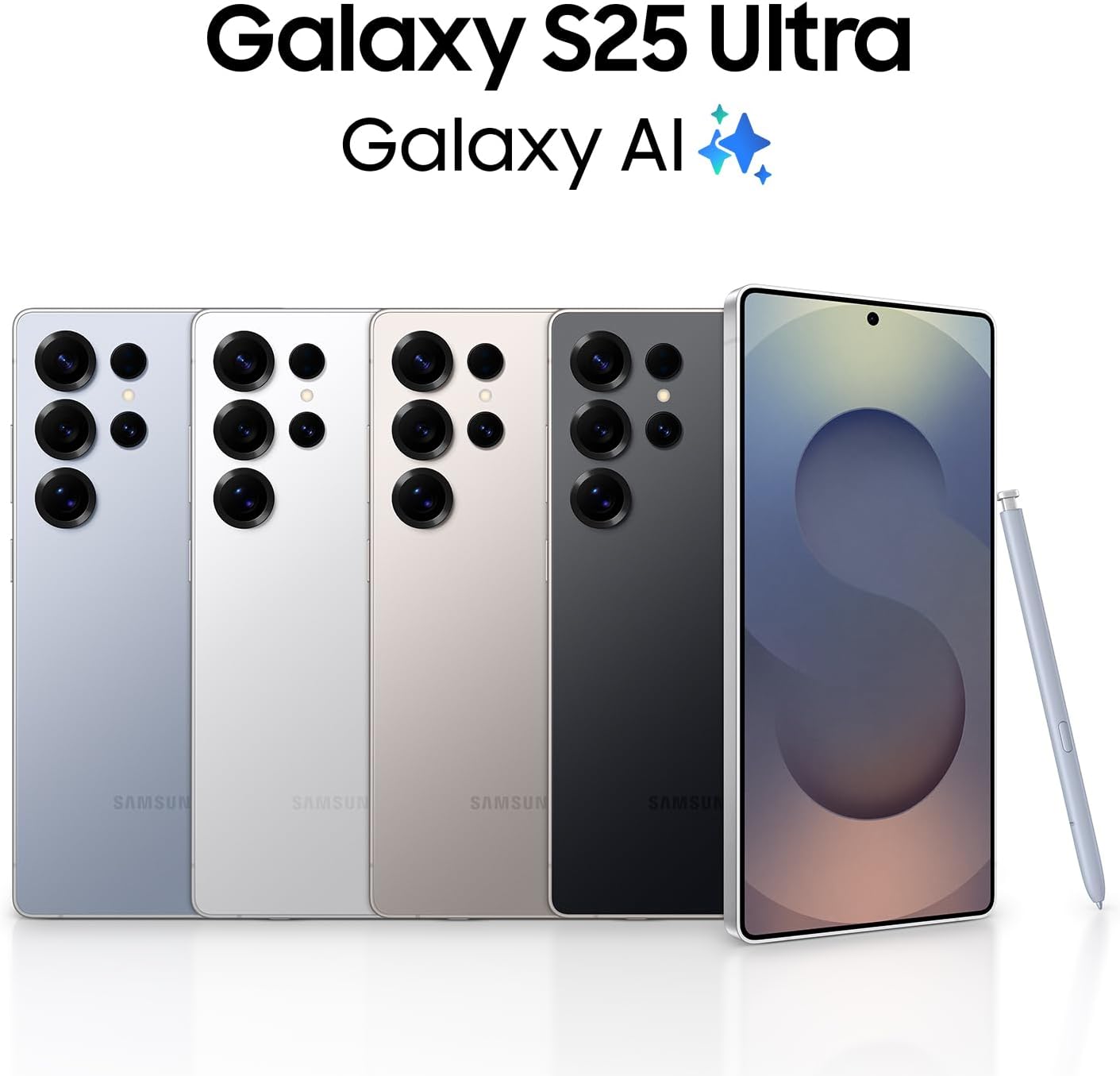 SAMSUNG Galaxy S25 Ultra, 512GB Smartphone, Unlocked Android, AI Night Mode Camera, Snapdragon 8 Elite Fast Processor, 5000mAh Battery, Built-in S Pen, 2025, US 1 Yr Warranty, Titanium Black - Image 2